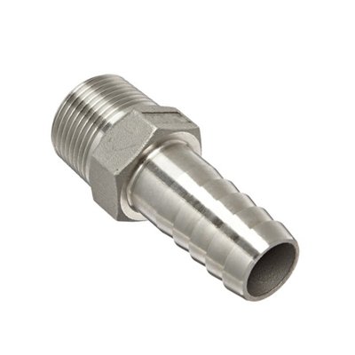 Stainless steel screwed Hose Nipple